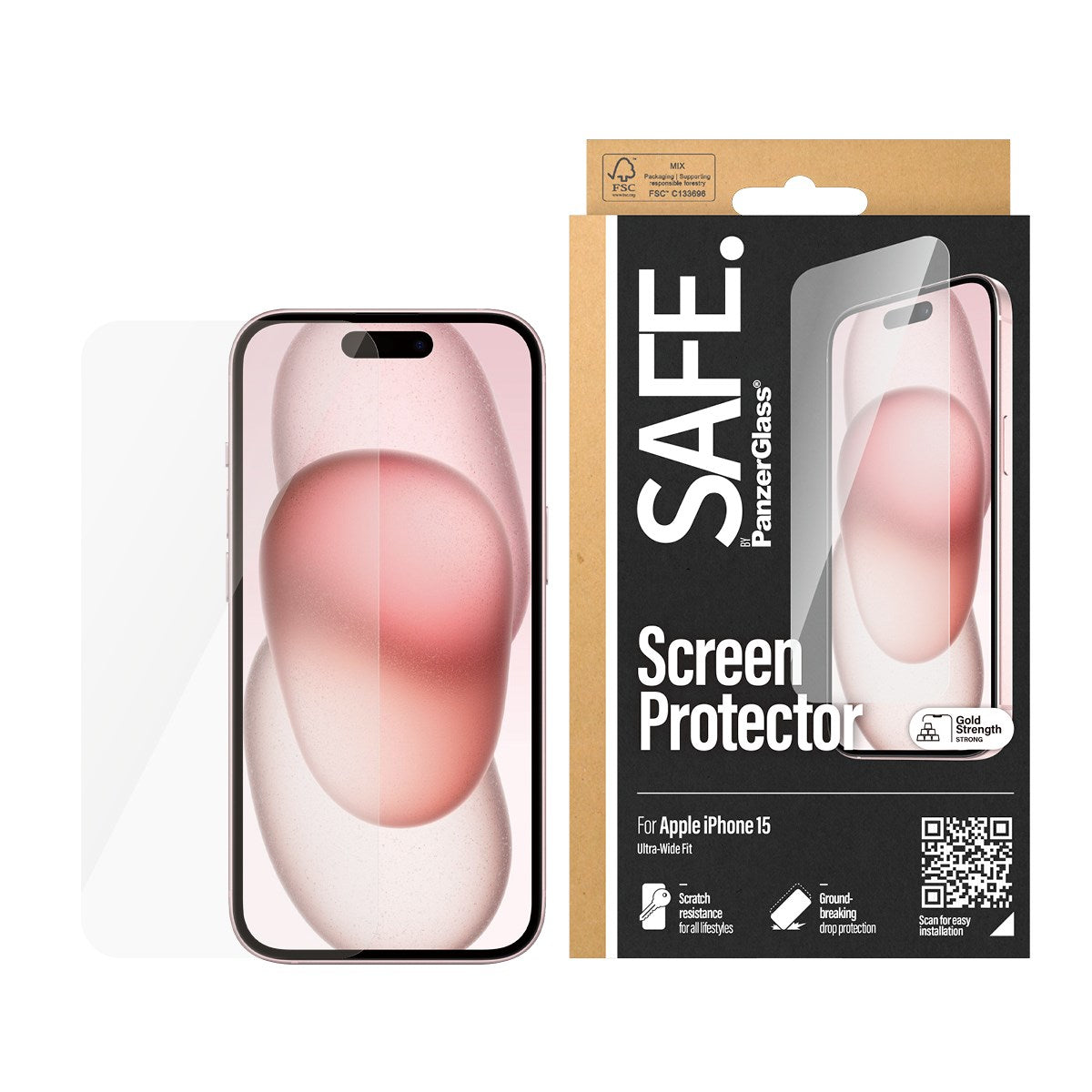 safe-by-panzerglass-displayschutz-apple-iphone-15-ultra-wide-fit image 2