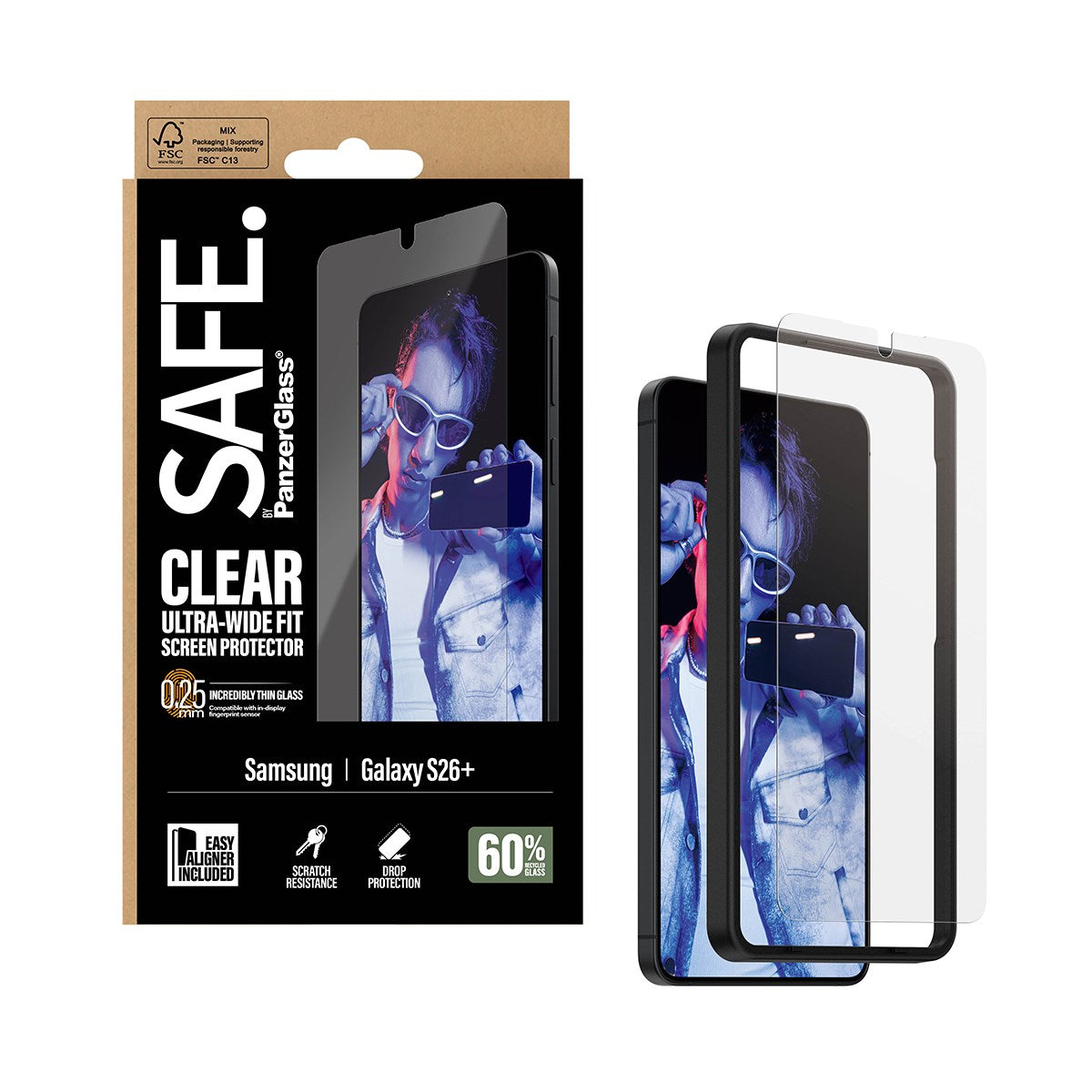safe-by-panzerglass-displayschutz-samsung-galaxy-s26-ultra-wide-fit-mit-easyalig image 5