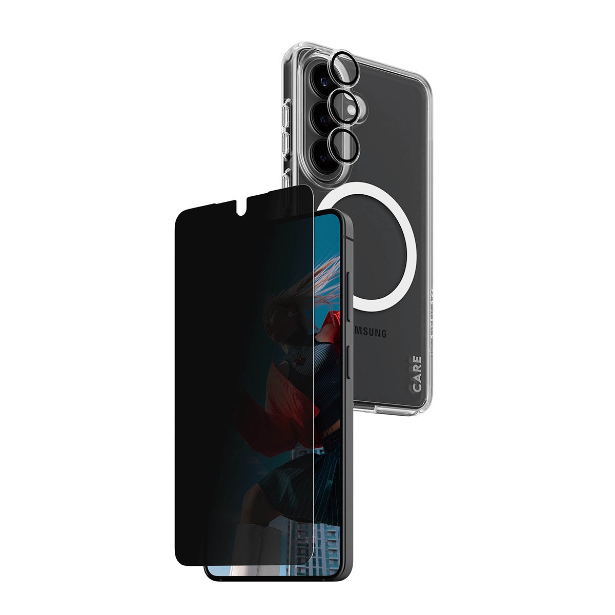 panzerglass-care-privacy-3-in-1-set-samsung-galaxy-s26 image 1