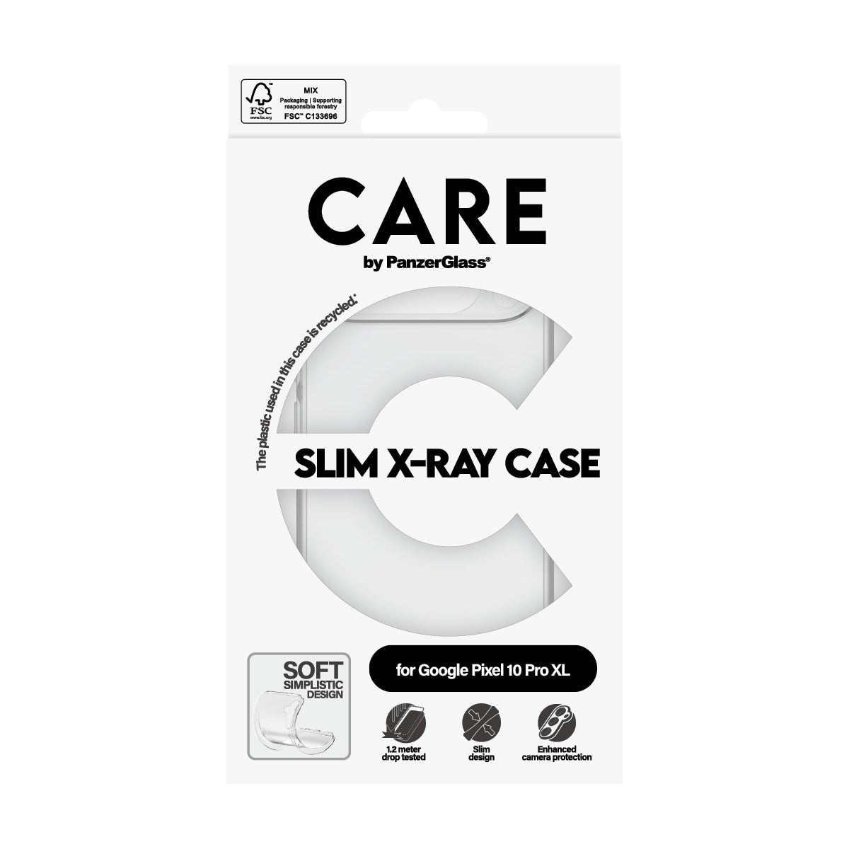 care-by-panzerglass-x-ray-case-google-pixel-10-pro-xl-5g-transparent image 3