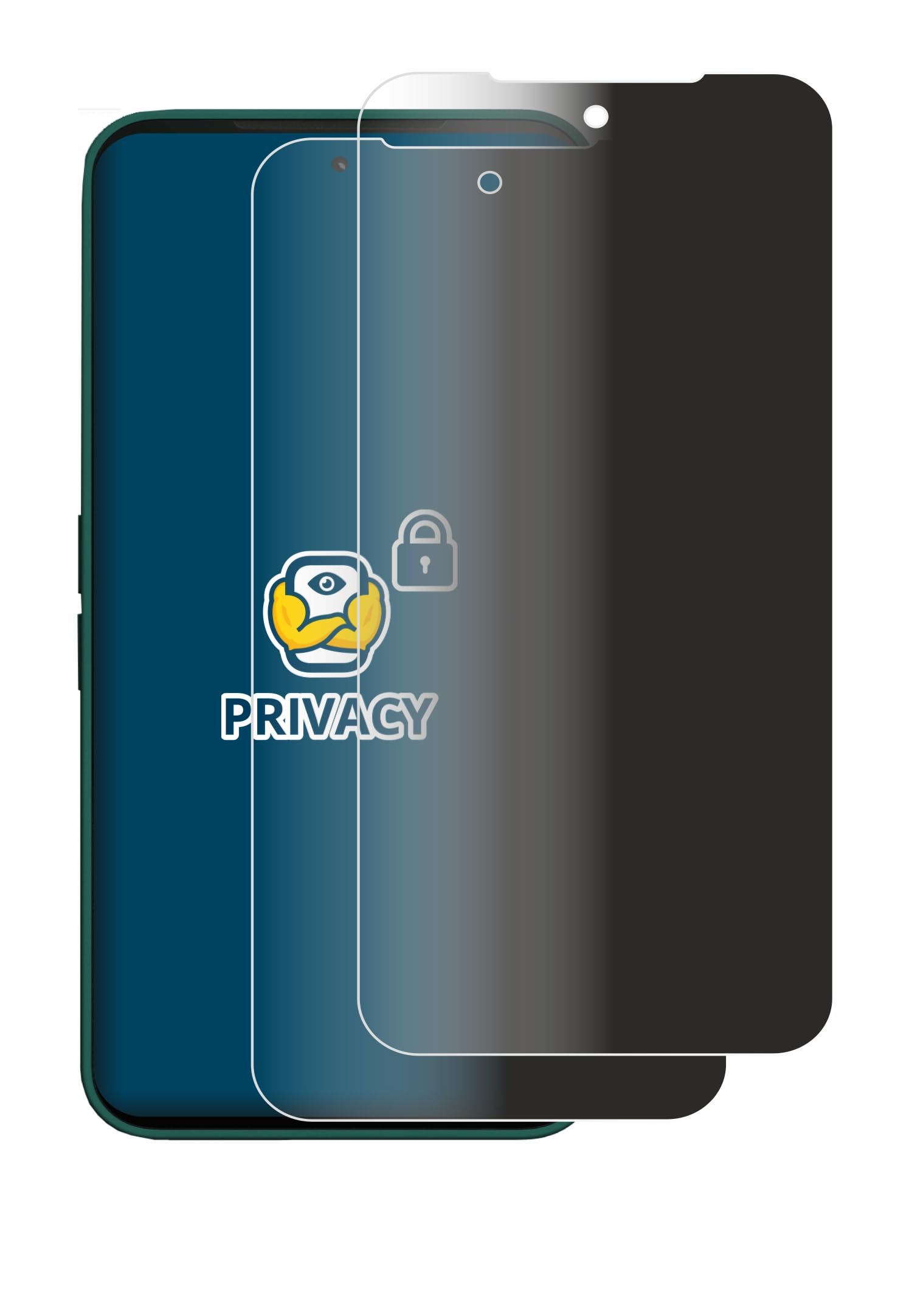 brotect-blickschutzfolie-privacy-clear-f-r-fairphone-6-mit-blaulichtfilter image 2