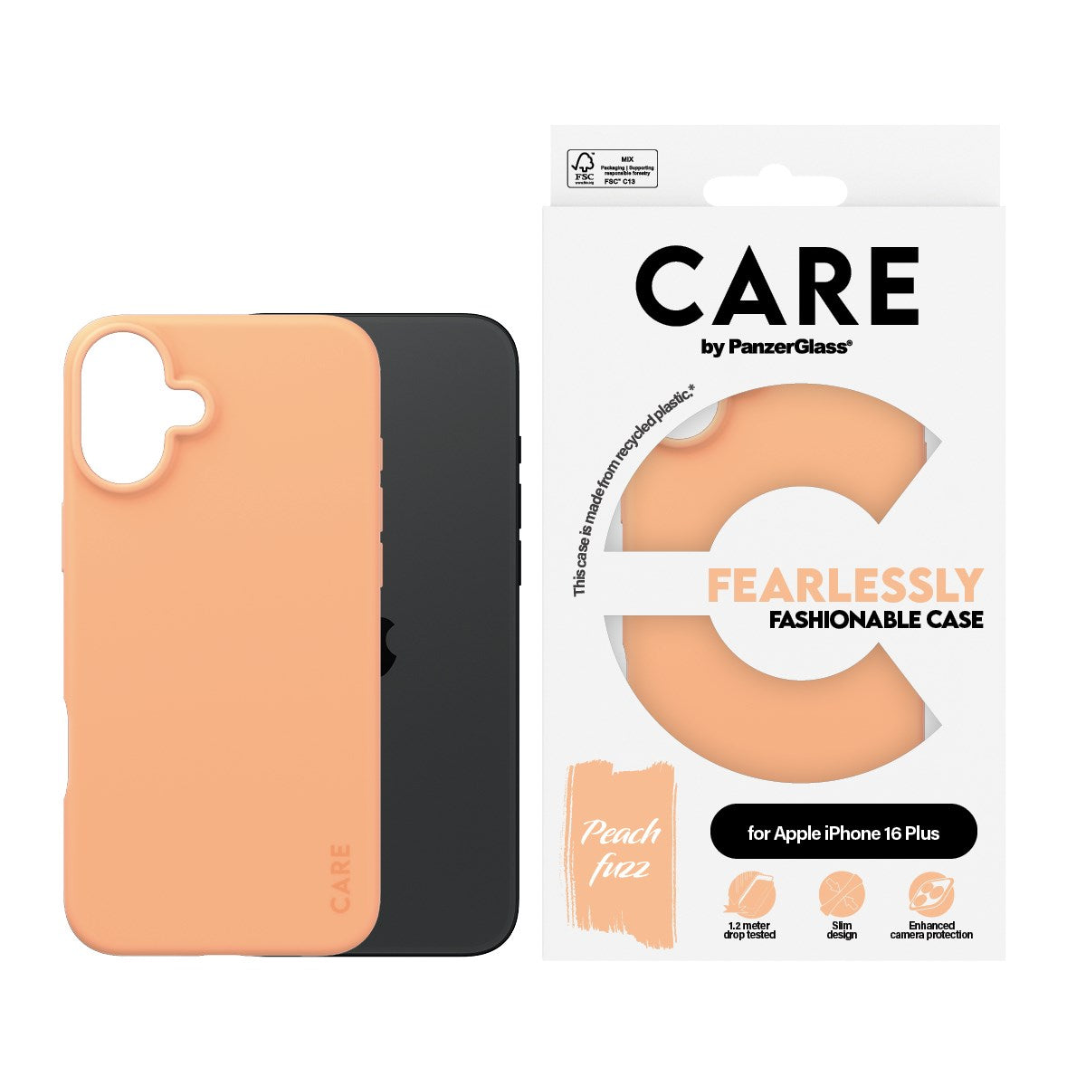 care-by-panzerglass-case-peachy-f-r-iphone-16-plus image 2