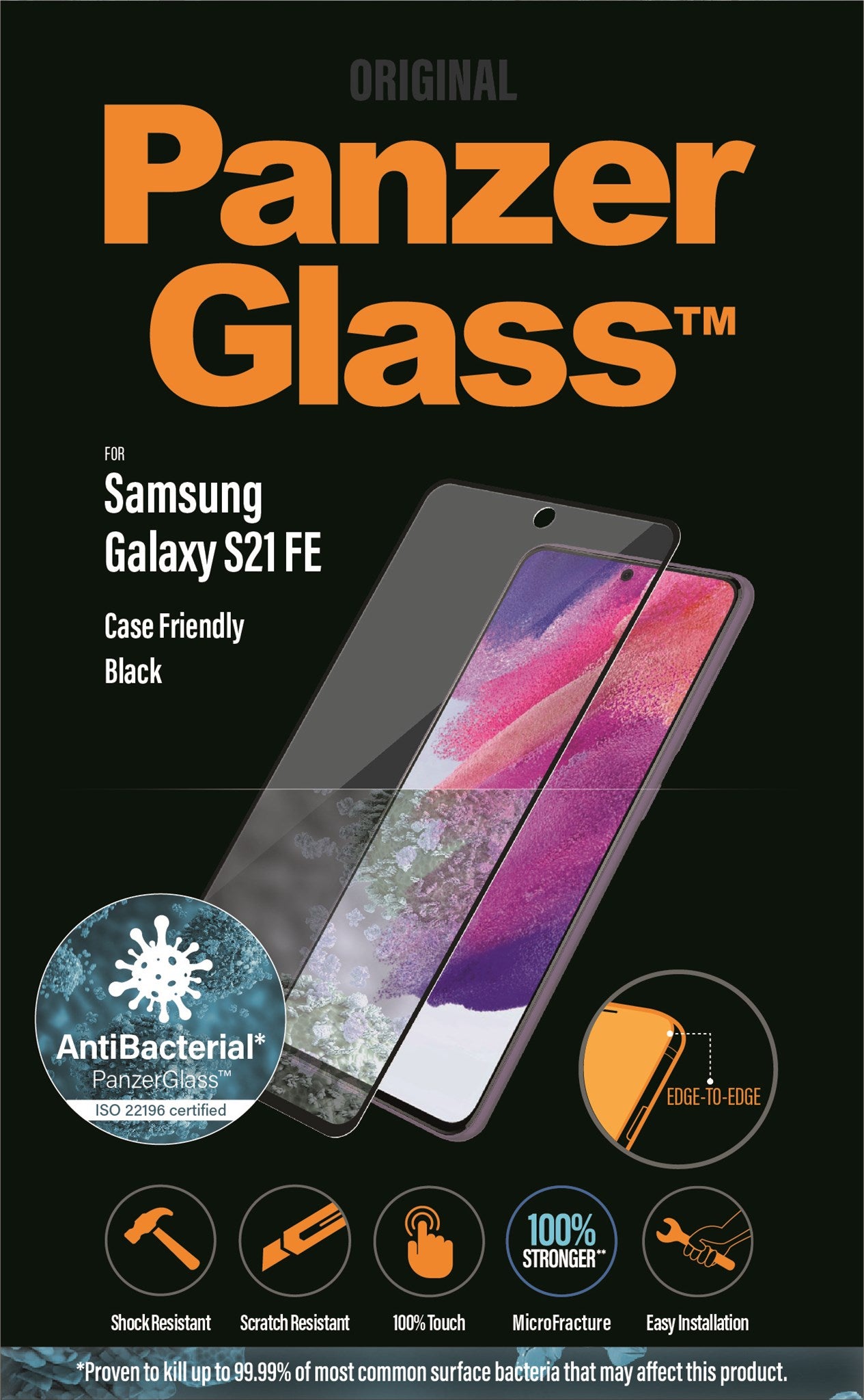 panzerglass-displayschutz-samsung-galaxy-s21-fe-case-friendly image 8