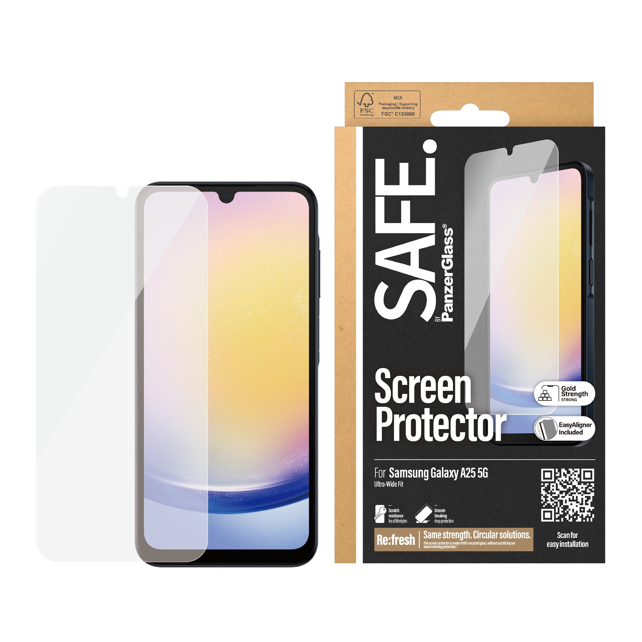safe-by-panzerglass-displayschutz-f-r-samsung-galaxy-a25-5g-ultra-wide-fit image 2