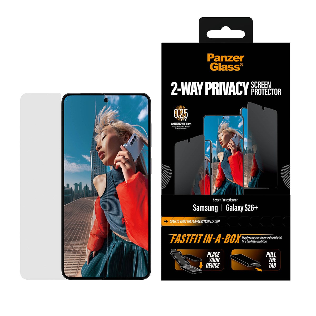 panzerglass-2-way-privacy-displayschutz-samsung-galaxy-s26-ultra-wide-fit-mit-fa image 2