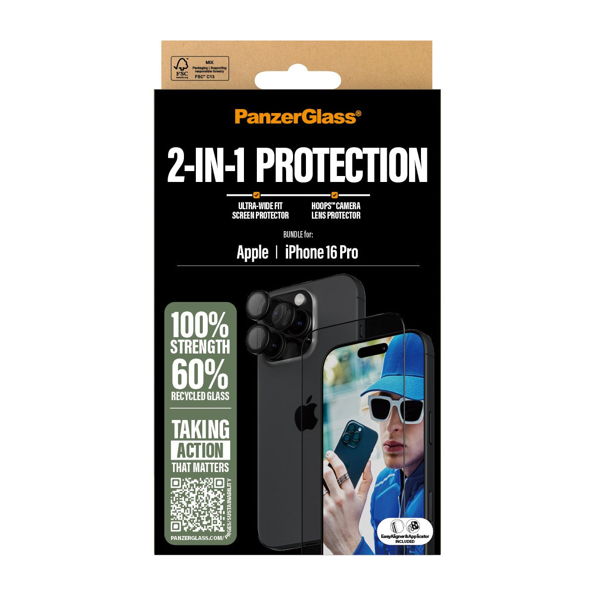 panzerglass-2-in-1-set-iphone-16-pro-mit-ultra-wide-fit-display-hoops-kameraschu image 3