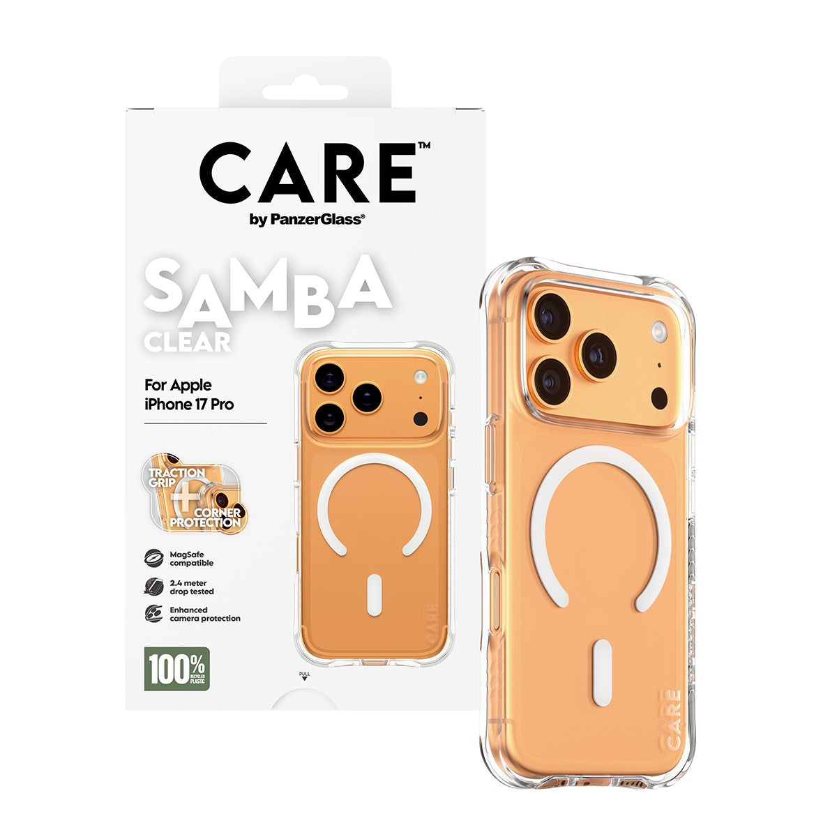 care-by-panzerglass-samba-case-transparent-wei-magsafe-iphone-17-pro image 5
