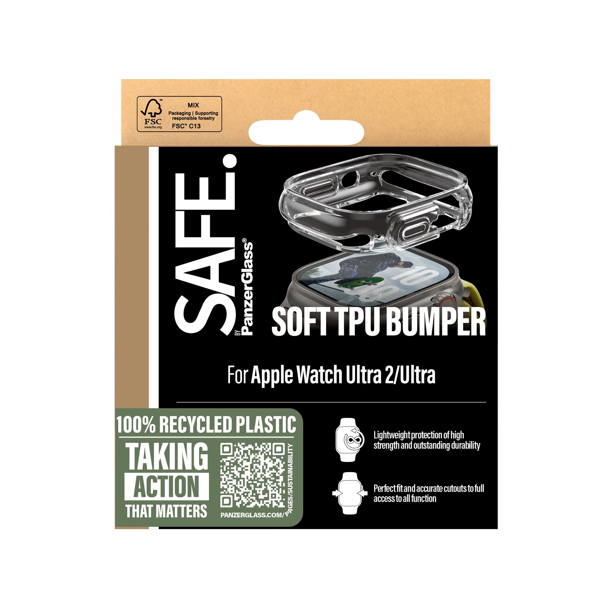 safe-by-panzerglass-tpu-bumper-transparent-apple-watch-ultra-49mm image 3
