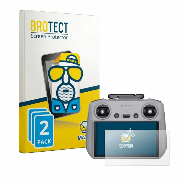 brotect-matte-schutzfolie-f-r-dji-rc-2-anti-reflex-displayschutz image 1