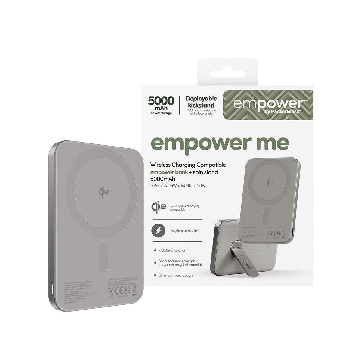 empower-by-panzerglass-powerbank-mit-spin-stand-5000mah-titanium image 2