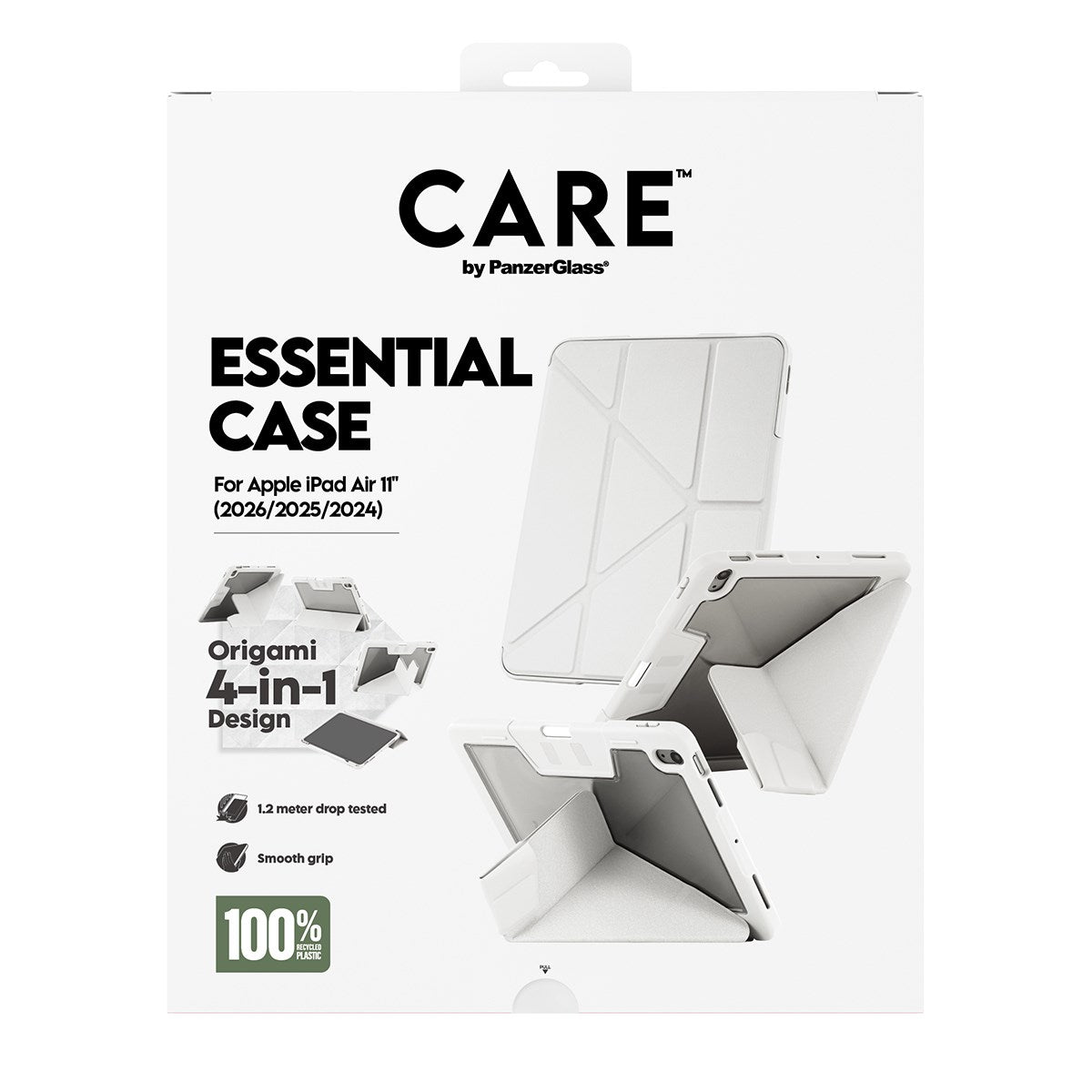 care-by-panzerglass-essential-case-hell-grau-ipad-air-11-2024-2026-origami image 3