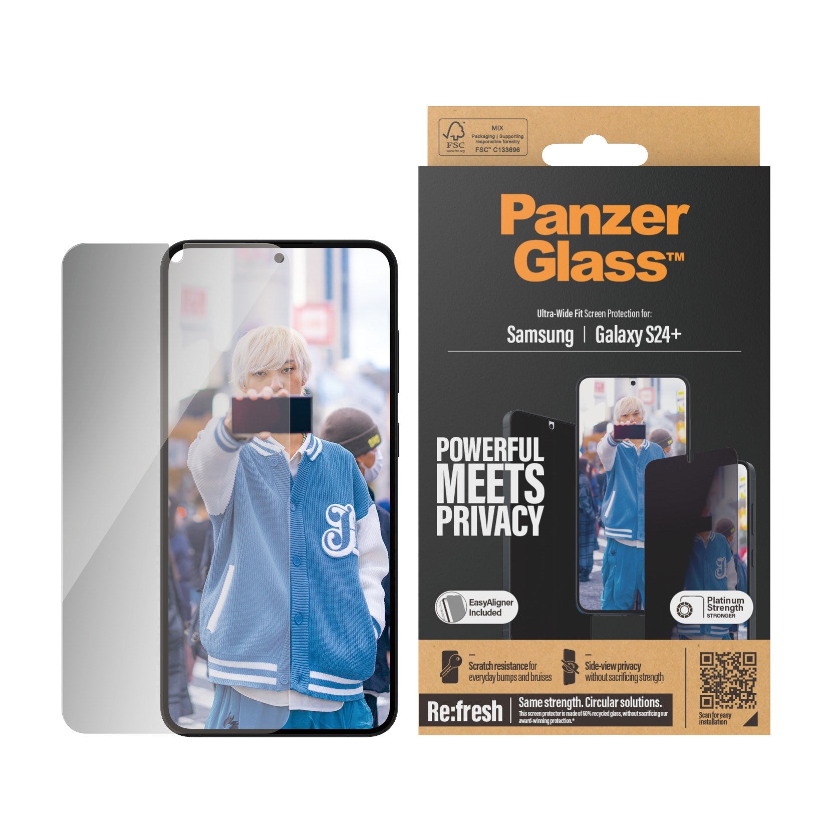 panzerglass-privacy-displayschutz-samsung-galaxy-s24-ultra-wide-fit-mit-easyalig image 2
