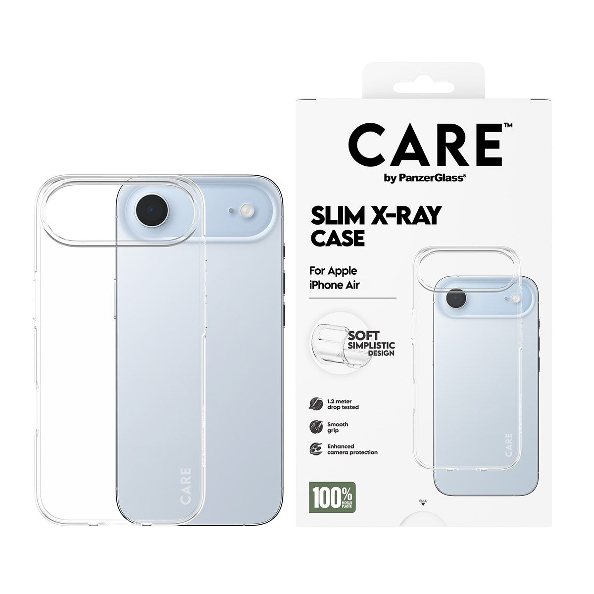 care-by-panzerglass-x-ray-case-transparent-iphone-air image 2