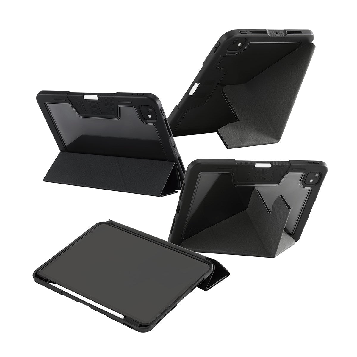 care-by-panzerglass-essential-case-schwarz-ipad-pro-11-zoll-2024-2025-origami-4- image 4
