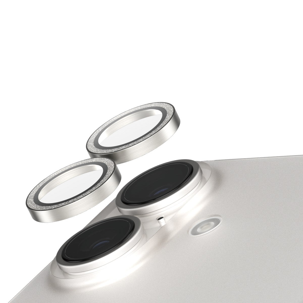 safe-by-panzerglass-kameraschutz-glitter-silber-f-r-iphone-16-16-plus image 1