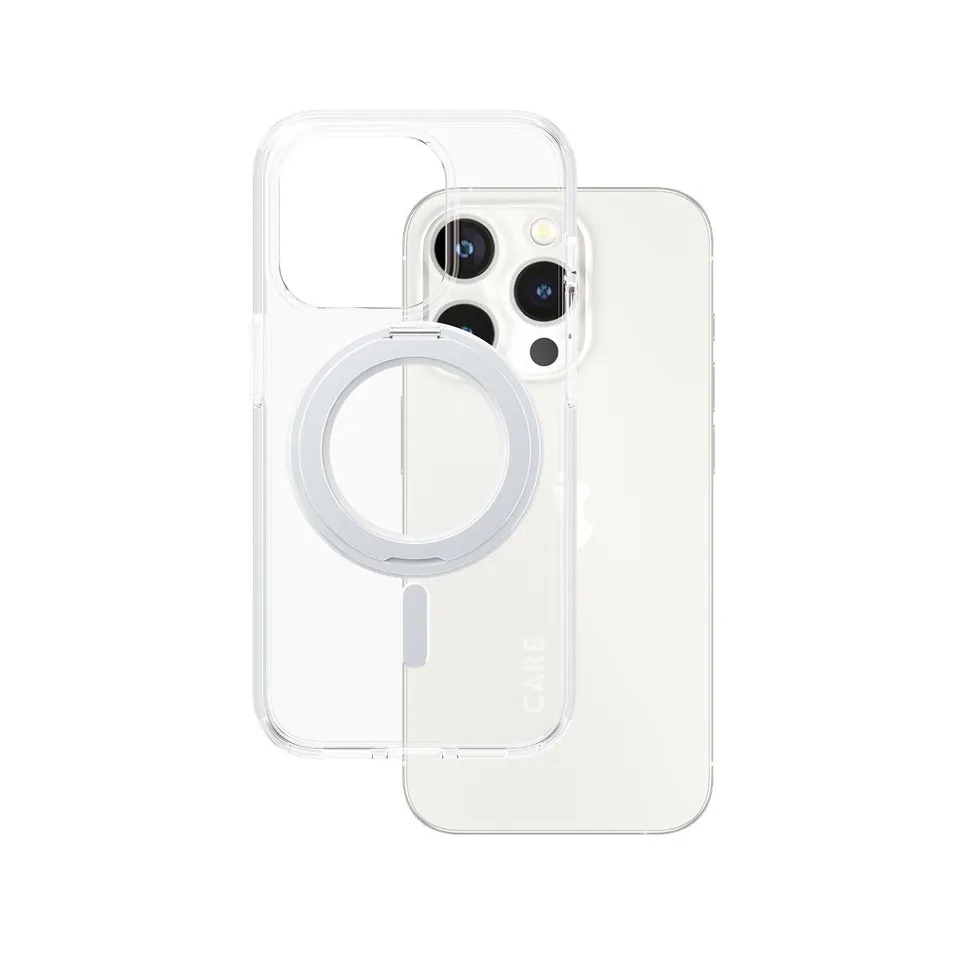 care-by-panzerglass-case-transparent-mit-silber-kickstand-und-magsafe-f-r-iphone-2 image 1