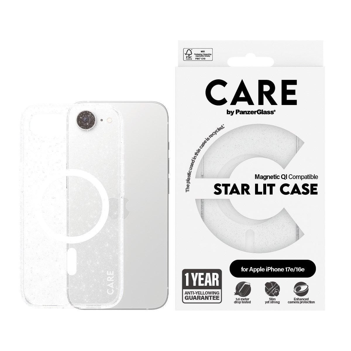care-by-panzerglass-star-lit-case-mit-wei-qi-compatible-iphone-16e-17e-h-lle image 2