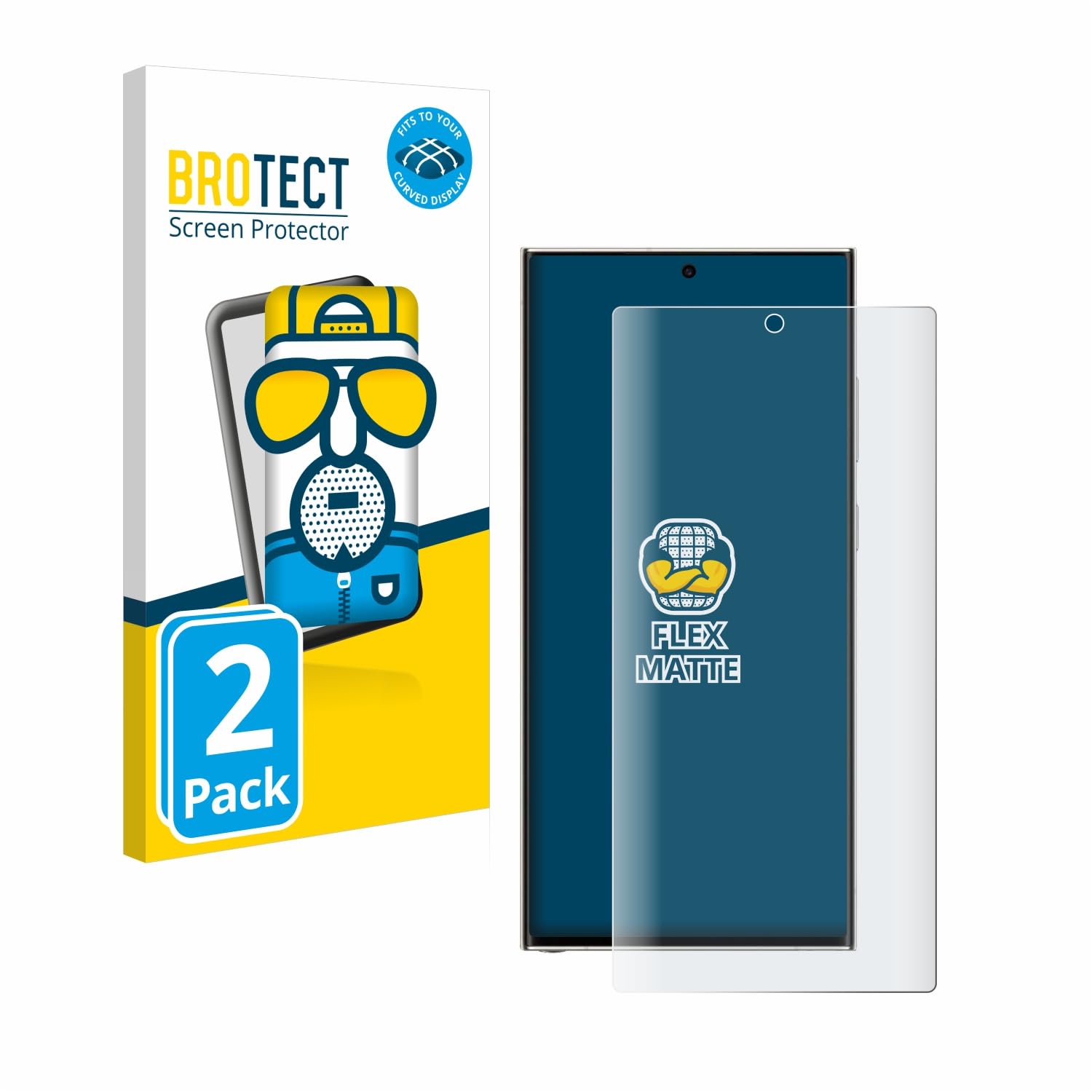 brotect-3d-full-cover-matt-schutzfolie-f-r-samsung-galaxy-s23-ultra image 2