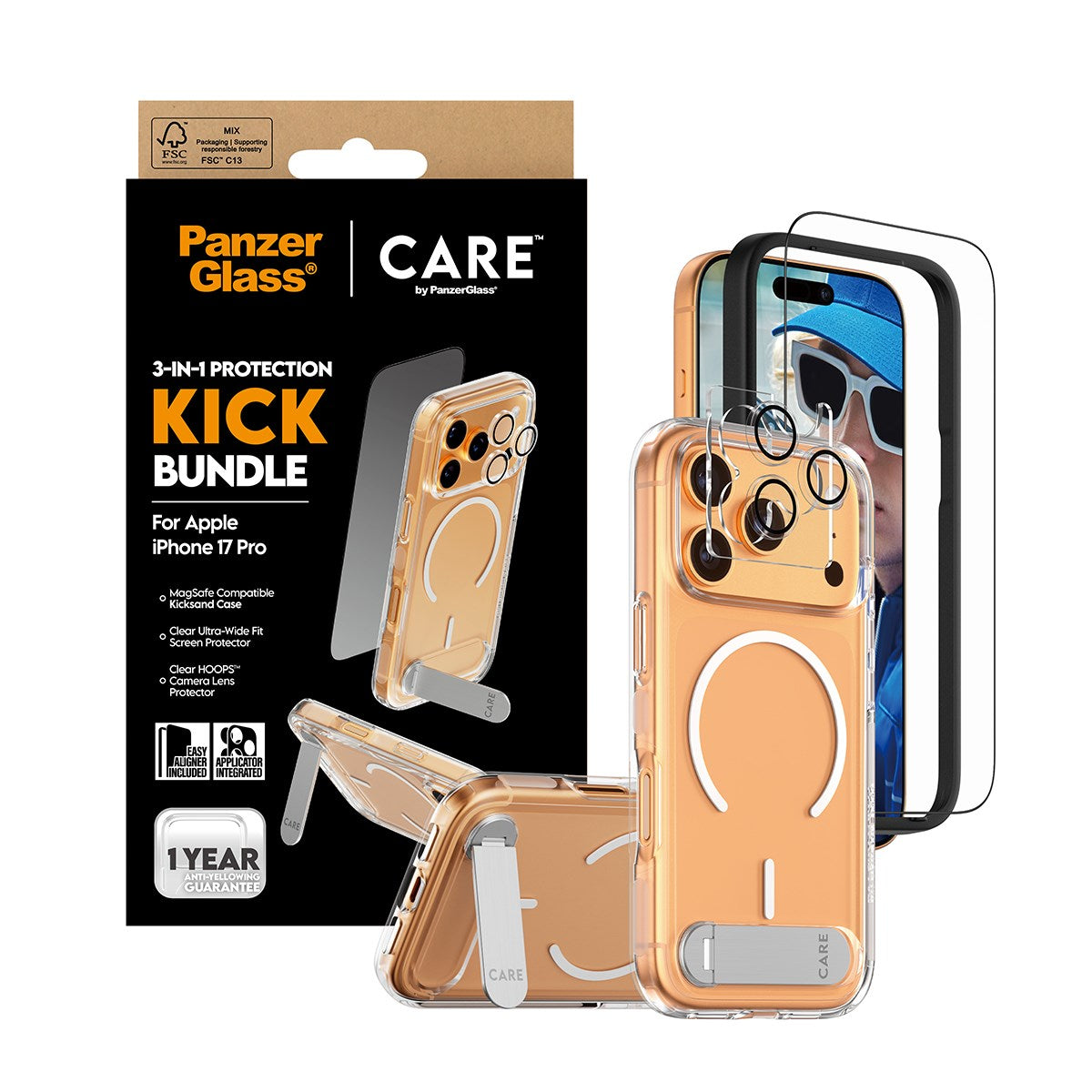 care-by-panzerglass-3-in-1-kick-set-iphone-17-pro-mit-displayschutz-h-lle-und-ka image 5