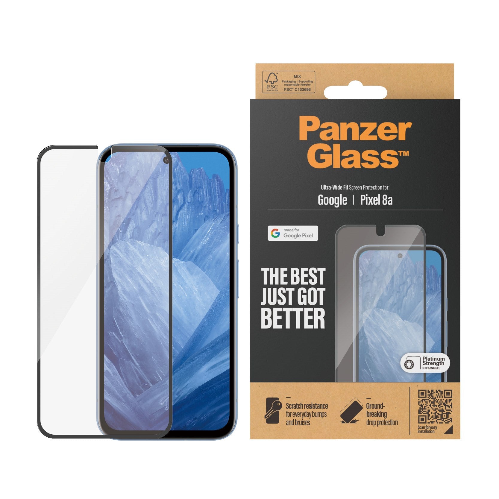 panzerglass-displayschutz-ultra-wide-fit-f-r-google-pixel-8a image 2