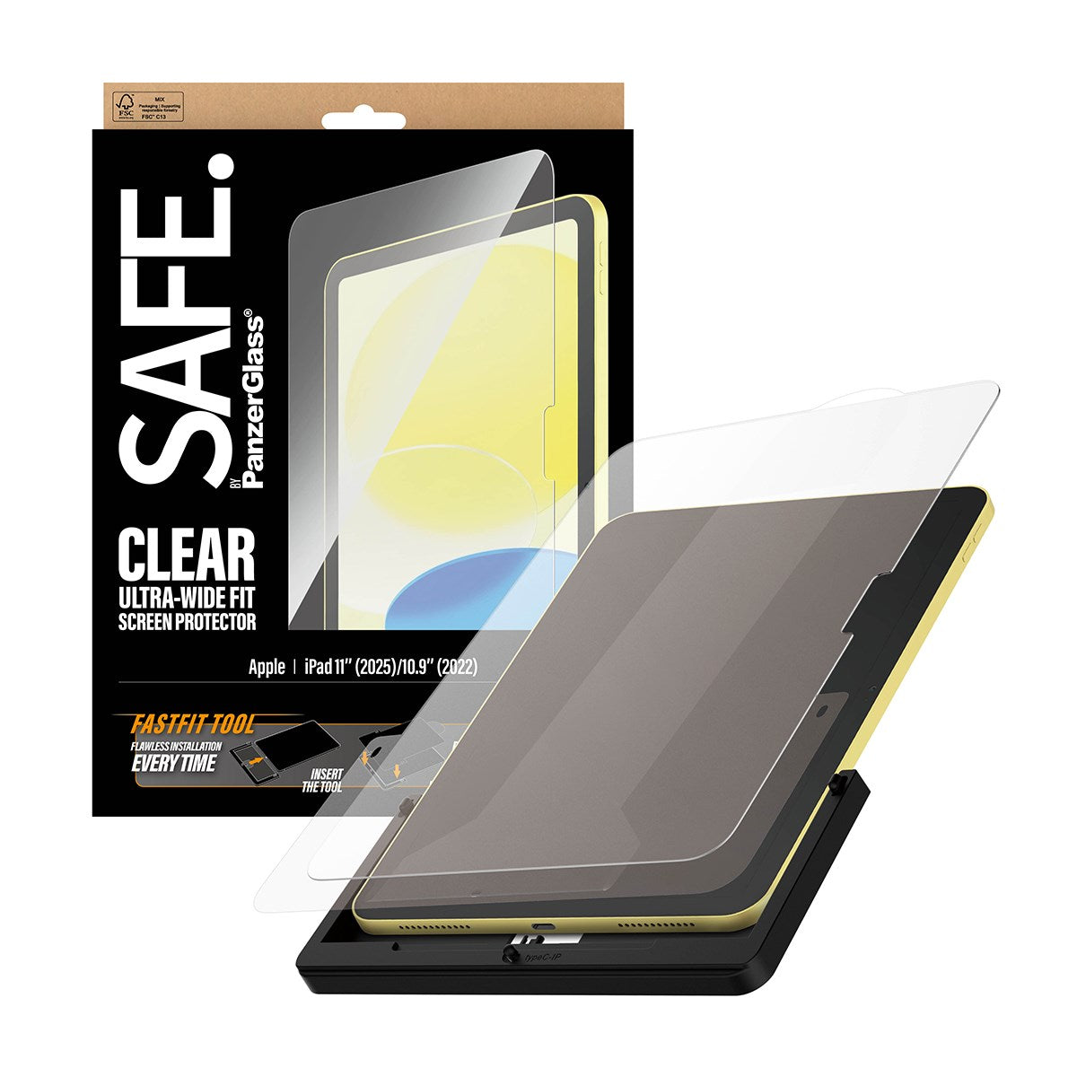 safe-by-panzerglass-displayschutz-ipad-11-2025-10-9-2022-ultra-wide-fit-mit-fast image 5