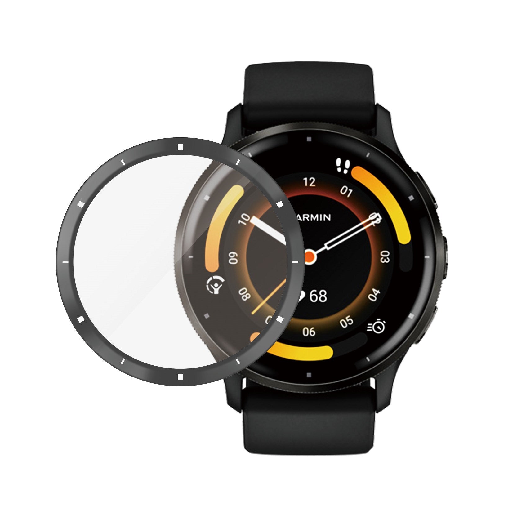 panzerglass-displayschutz-f-r-garmin-venu-3-geh-rtetes-glas-f-r-smartwatch image 1