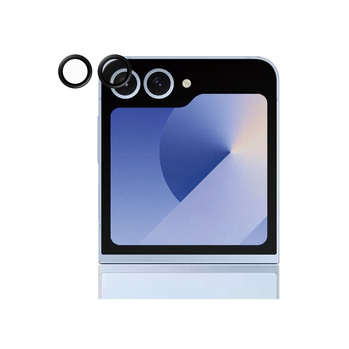 safe-by-panzerglass-kameraschutz-schwarz-f-r-samsung-galaxy-z-flip6-hoops image 1