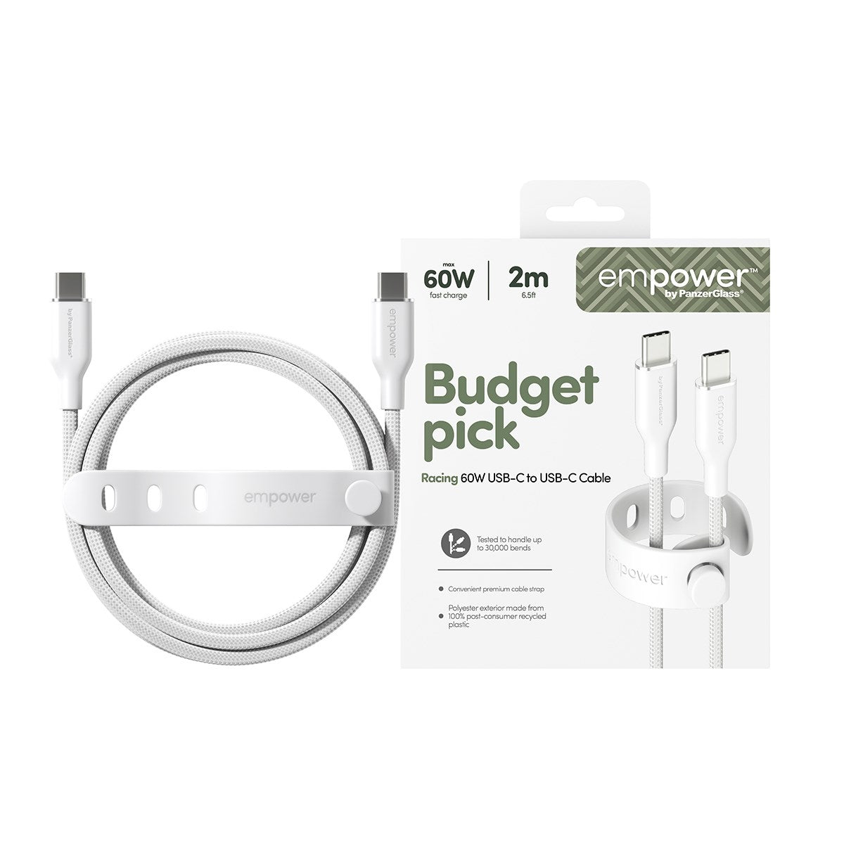 empower-by-panzerglass-racing-usb-c-zu-usb-c-kabel-60w-2m-silber-wei image 2