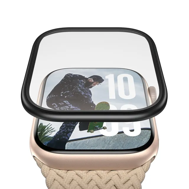 panzerglass-displayschutz-metallic-mit-aluminium-l-nette-f-r-apple-watch-series- image 1