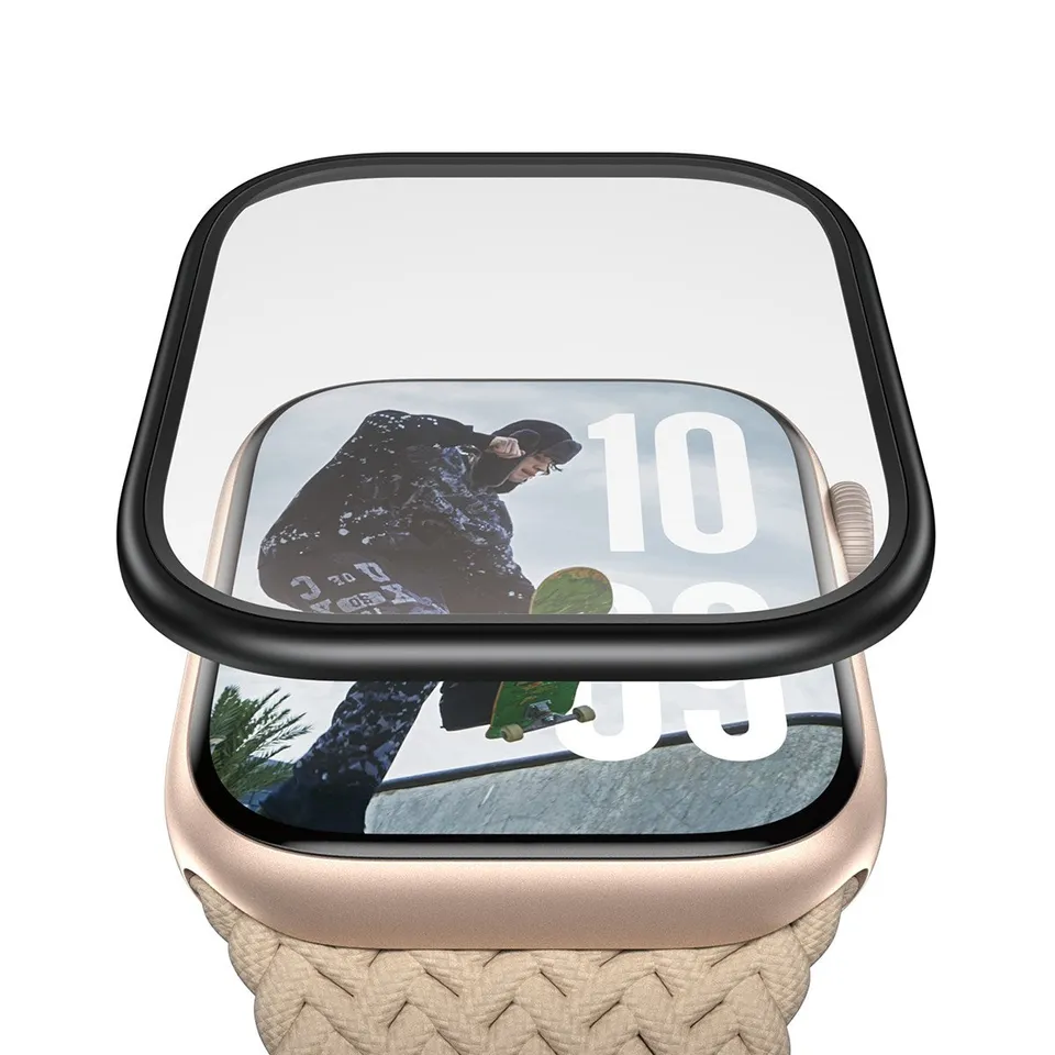 panzerglass-displayschutz-metallic-mit-aluminium-l-nette-f-r-apple-watch-series- image 1