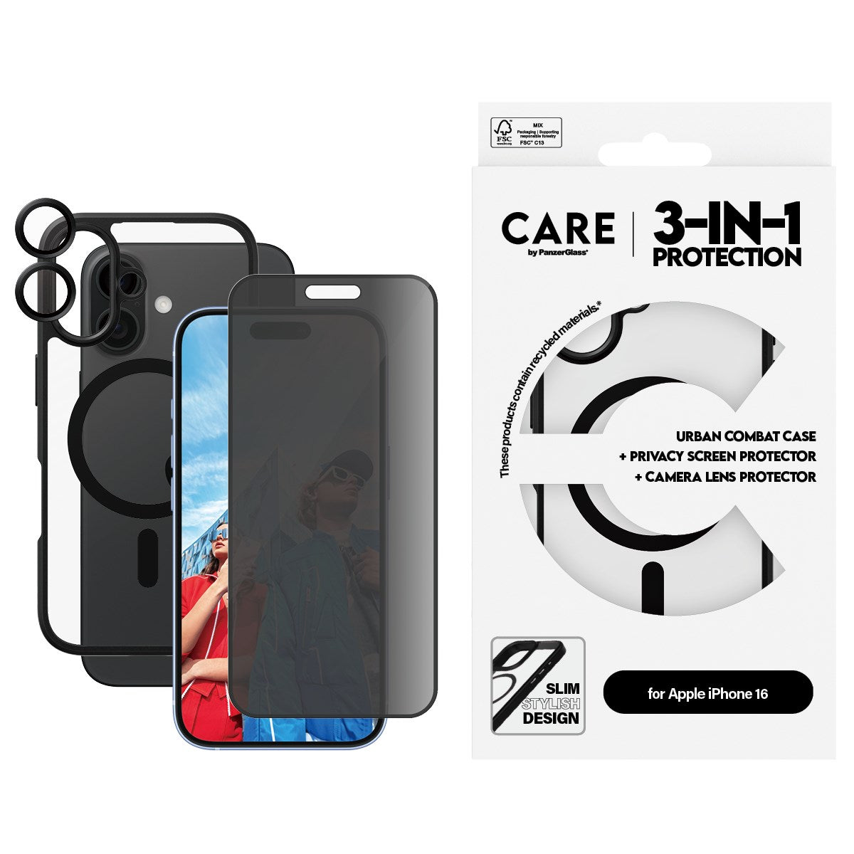 care-by-panzerglass-3-in-1-privacy-set-displayschutz-kamera-h-lle-f-r-iphone-16 image 2