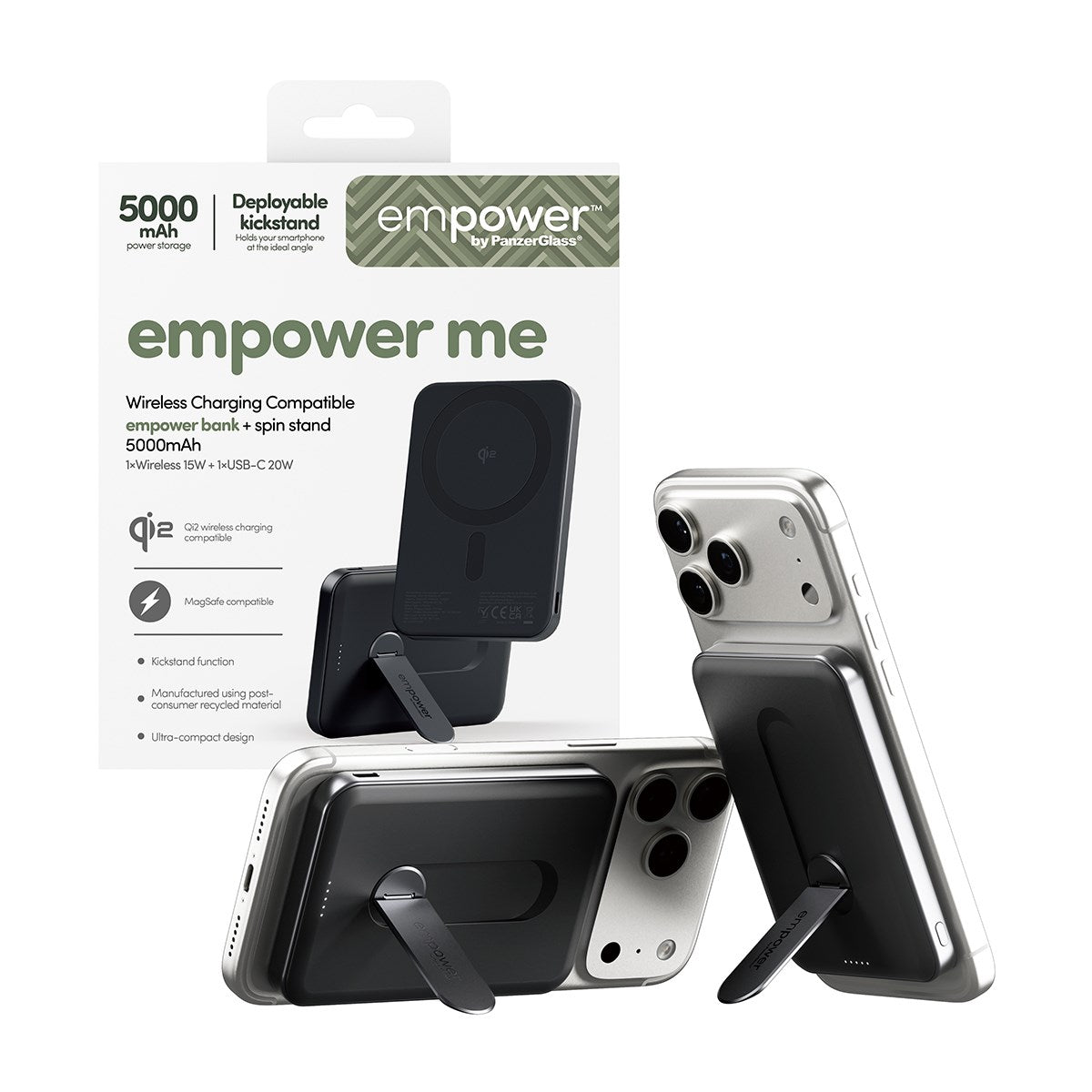 empower-by-panzerglass-powerbank-mit-spin-stand-5000mah-qi2-magsafe-weltall-schw image 6