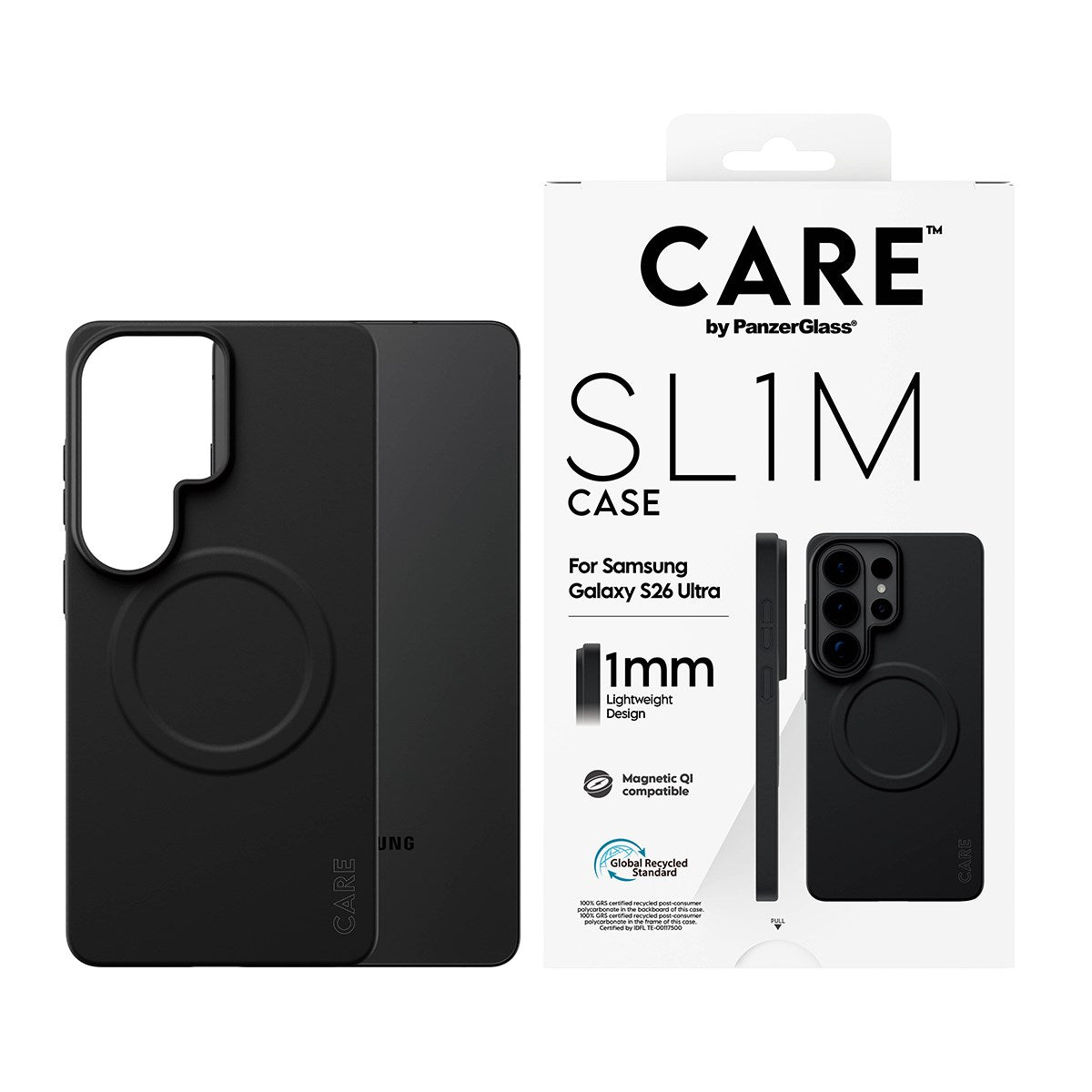 care-by-panzerglass-sl1m-case-schwarz-mit-qi-f-r-samsung-galaxy-s26-ultra image 2