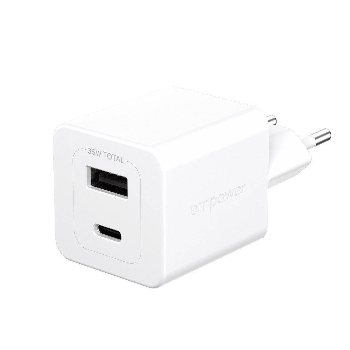 empower-by-panzerglass-turbo-35w-ladeger-t-inkl-usb-c-usb-a-eu-anschluss-silber- image 1