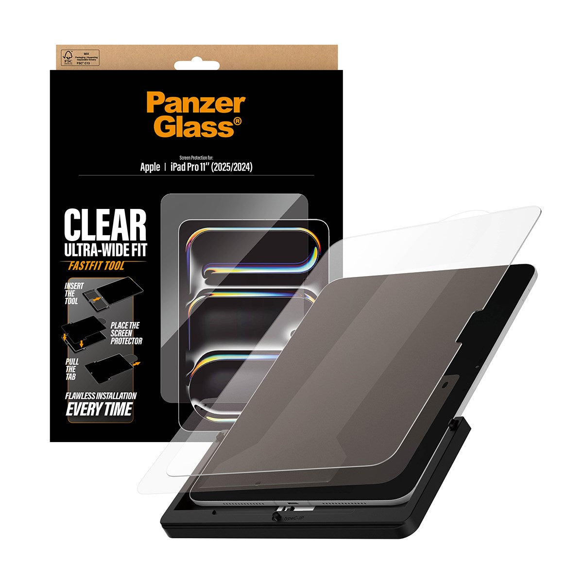 panzerglass-displayschutz-f-r-ipad-pro-11-zoll-2024-2025-mit-fastfit-tool image 5