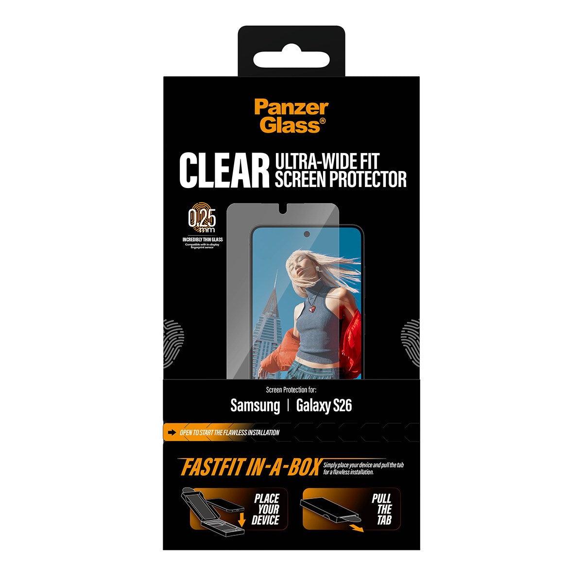 panzerglass-displayschutz-samsung-galaxy-s26-ultra-wide-fit-mit-fastfit-in-a-box image 3