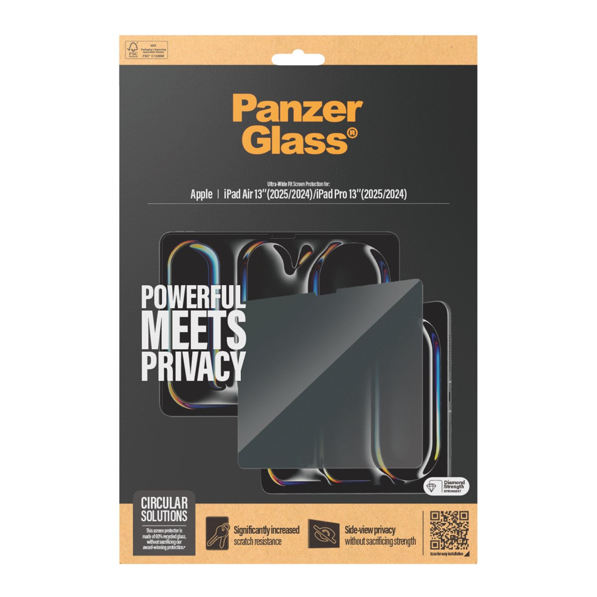 panzerglass-2-way-privacy-displayschutz-ipad-air-13-pro-13-2024-2025-ultra-wide- image 3