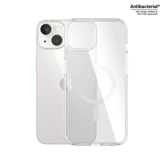 panzerglass-hardcase-transparent-mit-wei-magsafe-iphone-14-iphone-13 image 1