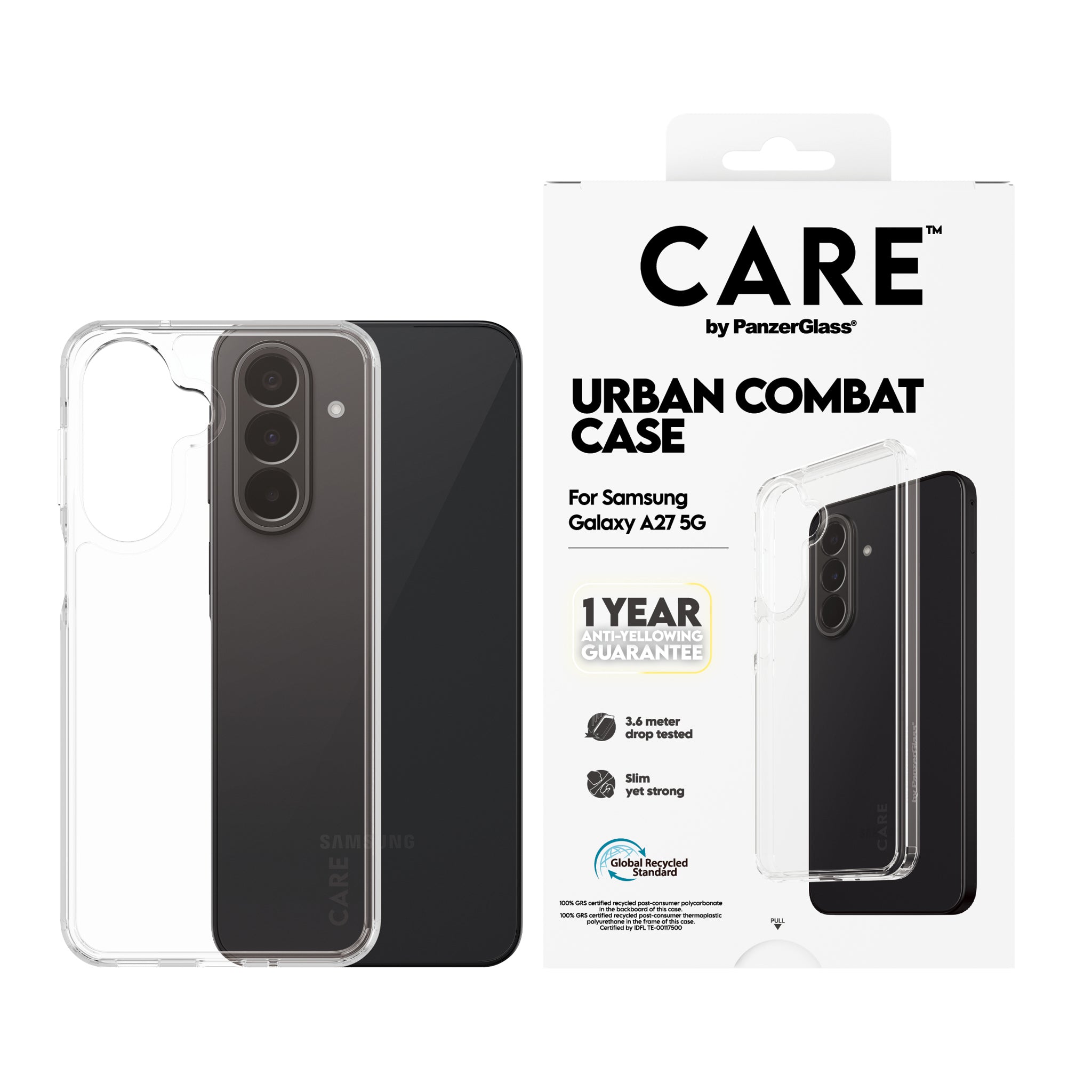 care-by-panzerglass-urban-combat-case-transparent-samsung-galaxy-a27-5g image 2
