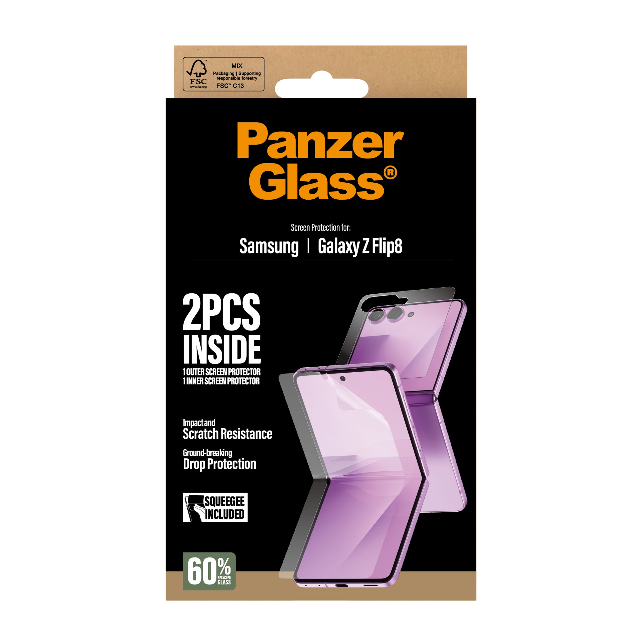 panzerglass-screen-protector-samsung-galaxy-z-flip8-glas-folie image 3
