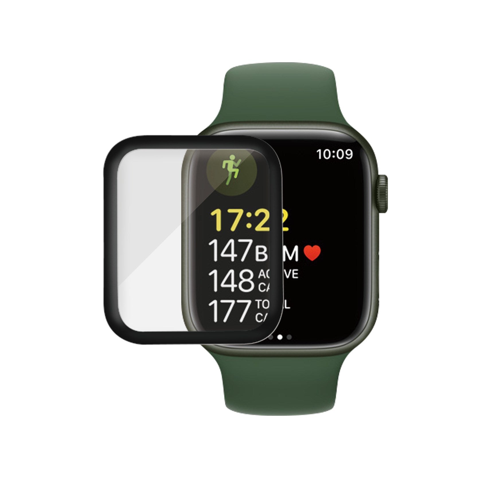 panzerglass-displayschutz-glas-apple-watch-series-9-8-7-41mm image 1