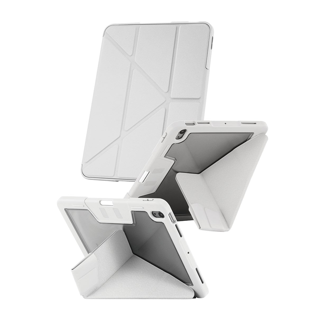care-by-panzerglass-essential-case-hell-grau-ipad-air-11-2024-2026-origami image 1