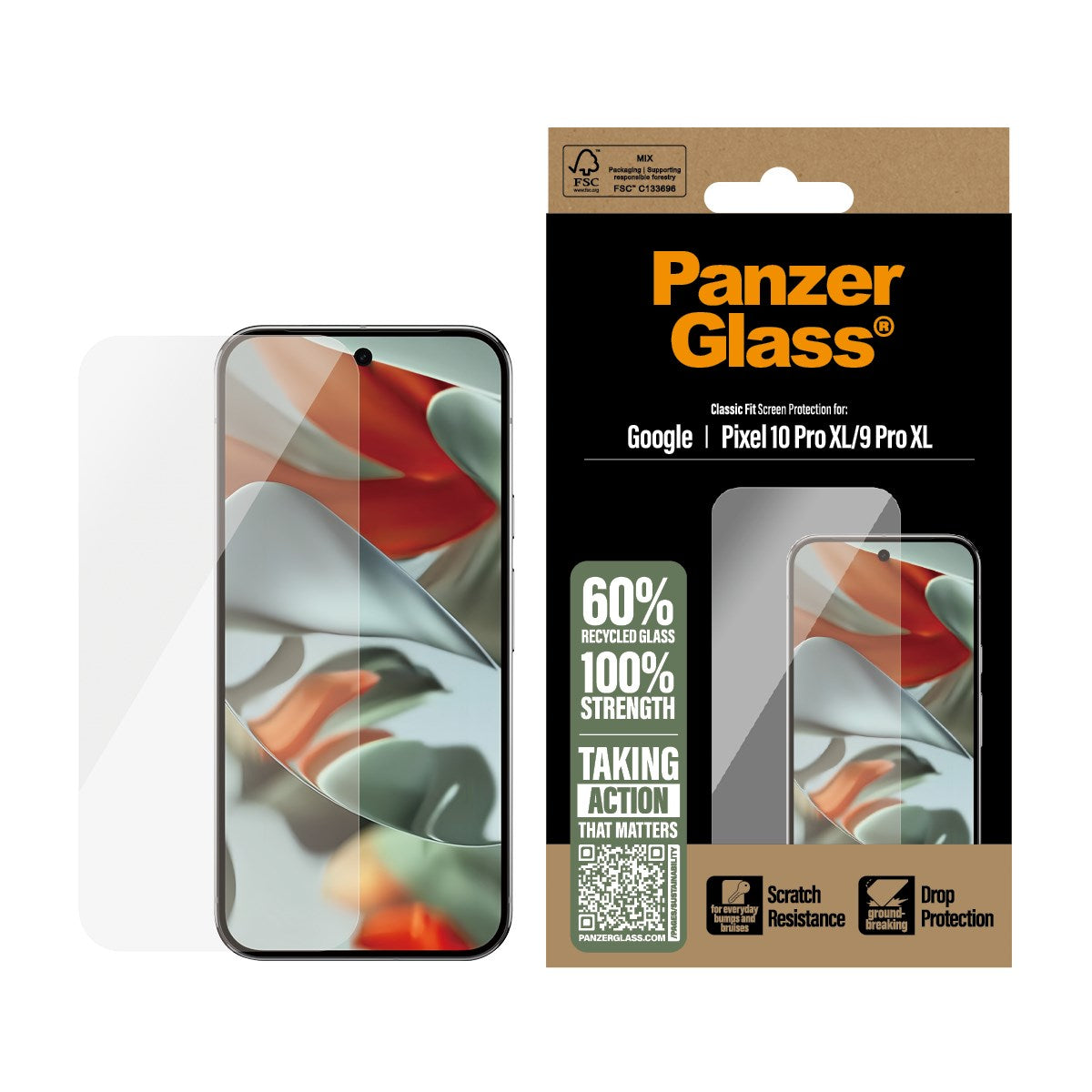 panzerglass-displayschutz-google-pixel-10-pro-xl-5g-9-pro-xl-5g-classic-fit image 2