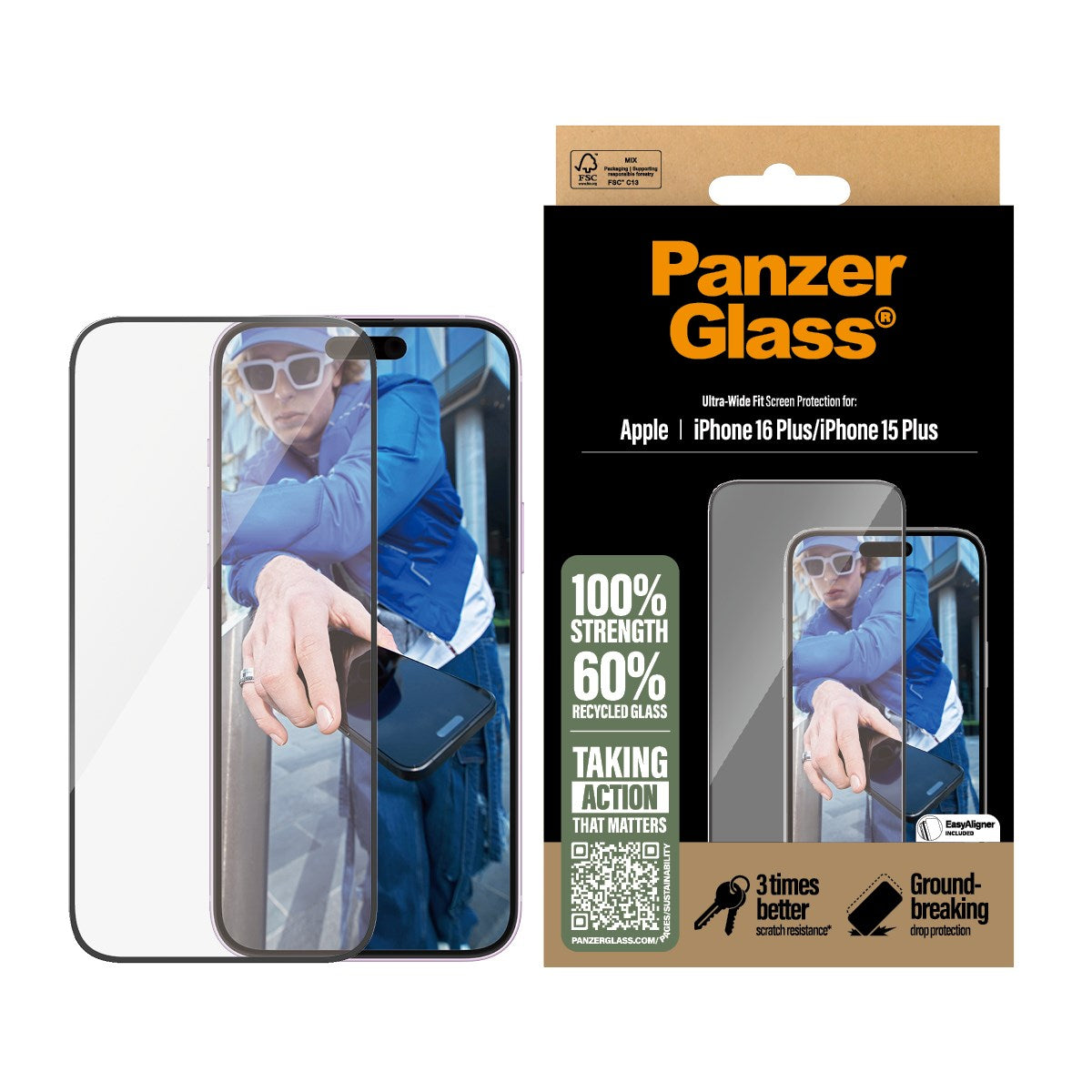 panzerglass-displayschutz-iphone-16-plus-15-plus-ultra-wide-fit image 2