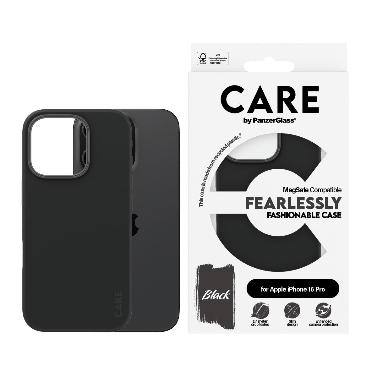 care-by-panzerglass-case-schwarz-mit-magsafe-iphone-16-pro image 2