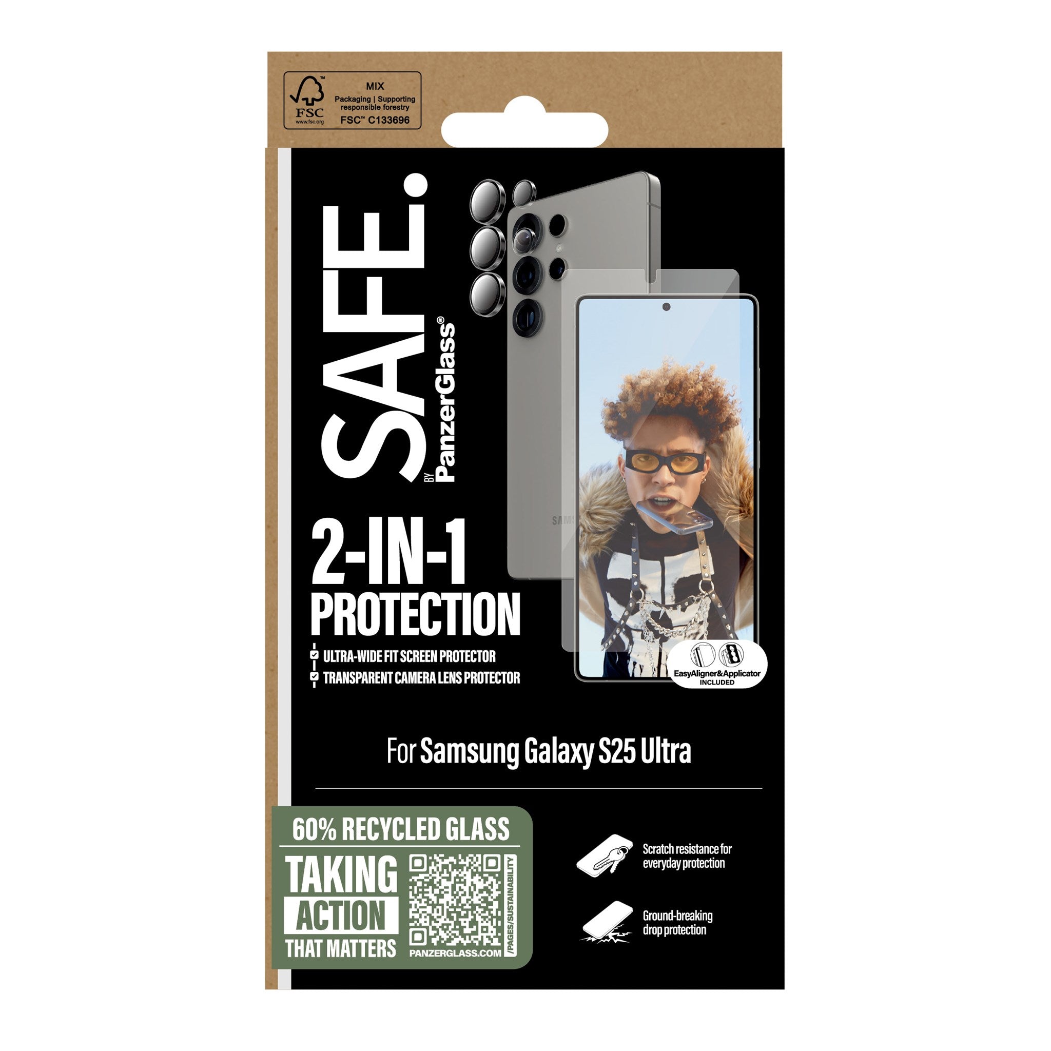 safe-by-panzerglass-2-in-1-set-displayschutz-kameraschutz-samsung-galaxy-s25-ult image 3