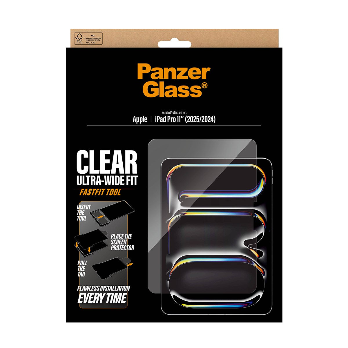 panzerglass-displayschutz-f-r-ipad-pro-11-zoll-2024-2025-mit-fastfit-tool image 3