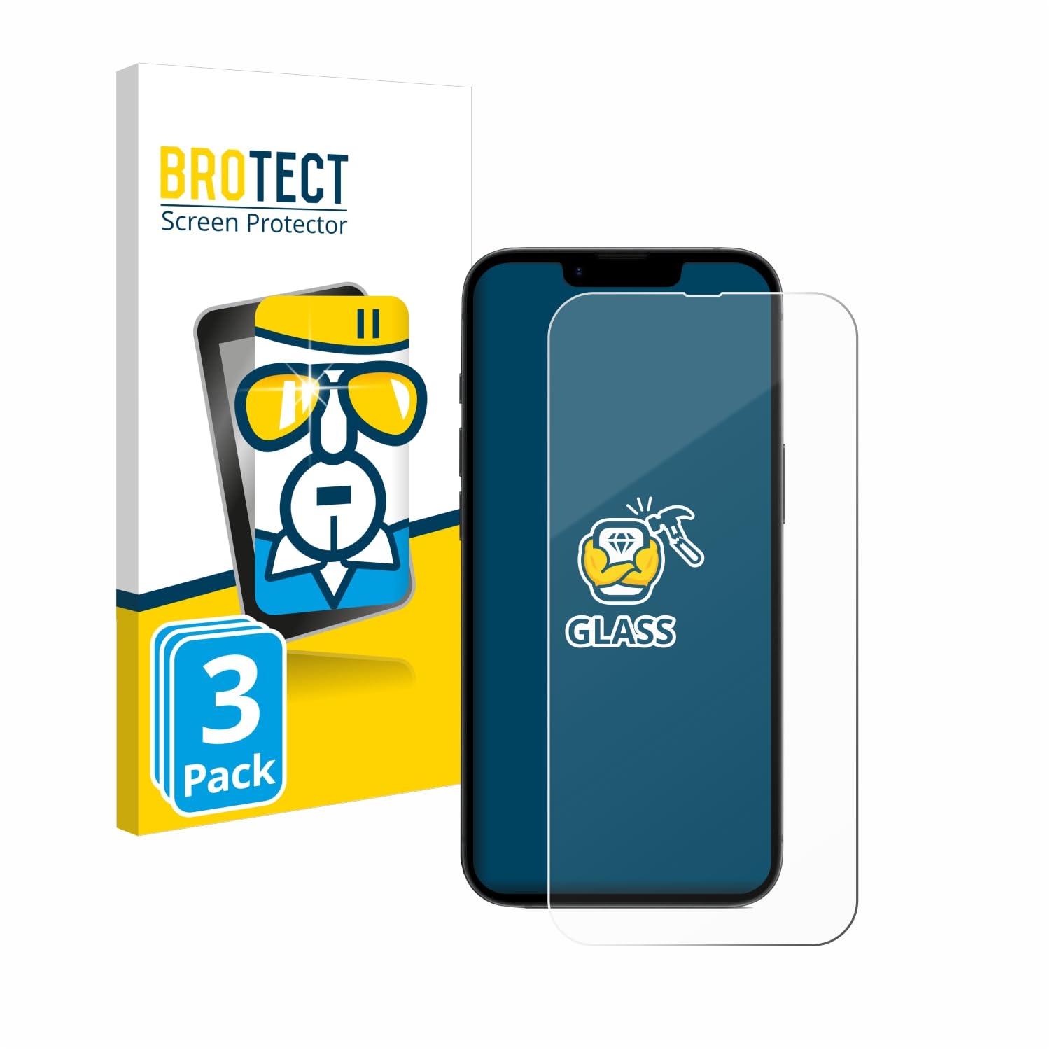 brotect-glass-schutzglas-f-r-apple-iphone-16e-17e-hd-clear-9h image 1