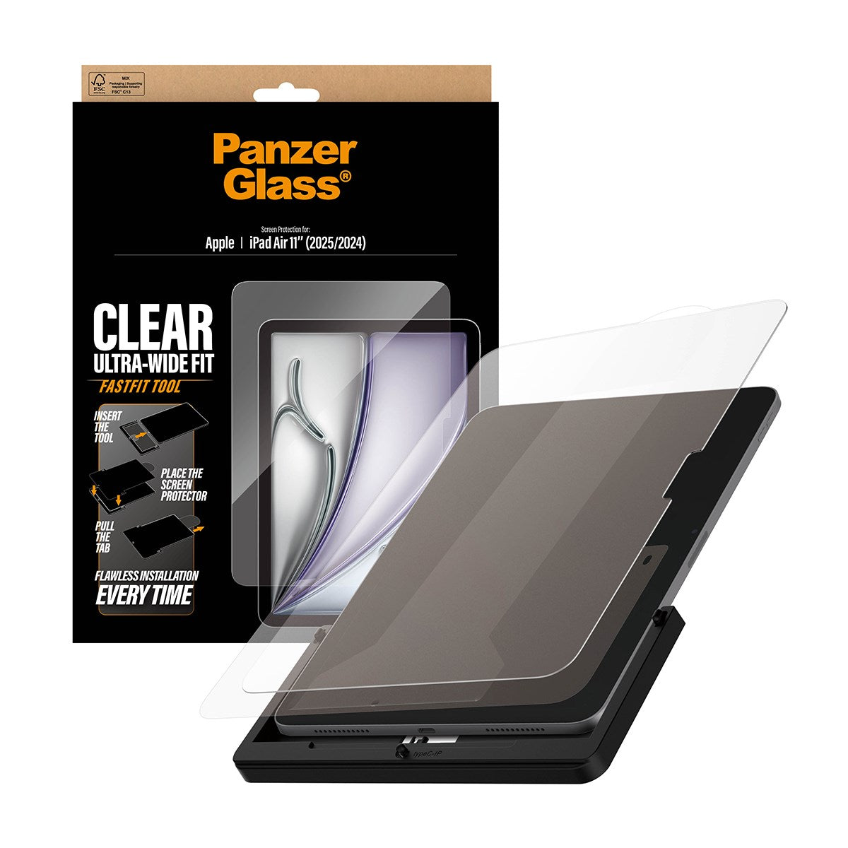 panzerglass-displayschutz-apple-ipad-air-11-zoll-2024-2026-ultra-wide-fit-mit-fa image 5