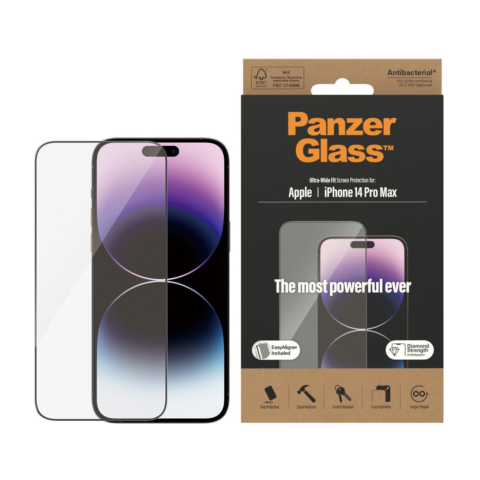 panzerglass-displayschutz-f-r-iphone-14-pro-max-ultra-wide-fit-mit-easyaligner image 2